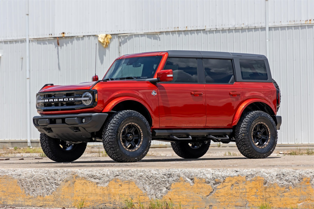 Rough Country 51143 SRL2 Side Steps for Select Ford Bronco