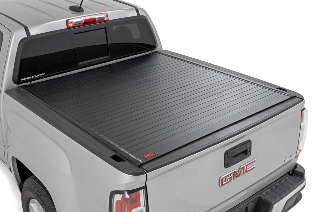 Rough Country 50120500 Hard Roll Up Bed Cover for Select Chevrolet Colorado, GMC Canyon