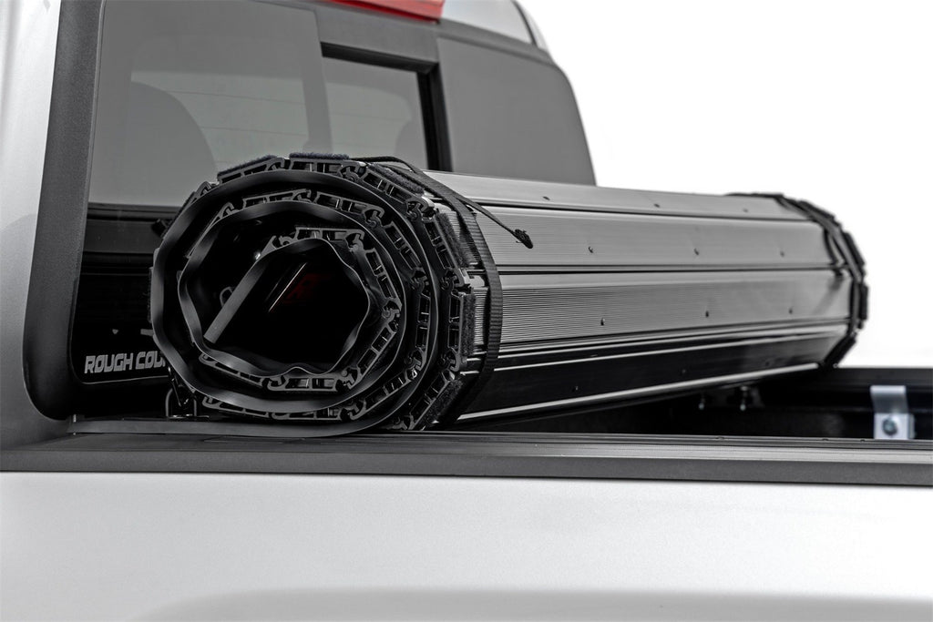 Rough Country 50120500 Hard Roll Up Bed Cover for Select Chevrolet Colorado, GMC Canyon