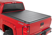 Load image into Gallery viewer, Rough Country 50214550 Hard Roll Up Bed Cover for Select Chevrolet Silverado 1500, GMC Sierra