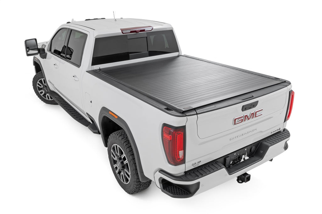 Rough Country 50120651 Hard Roll Up Bed Cover for Select Chevrolet Silverado HD, Chevrolet Silverado HD, GMC Sierra HD, GMC Sierra HD