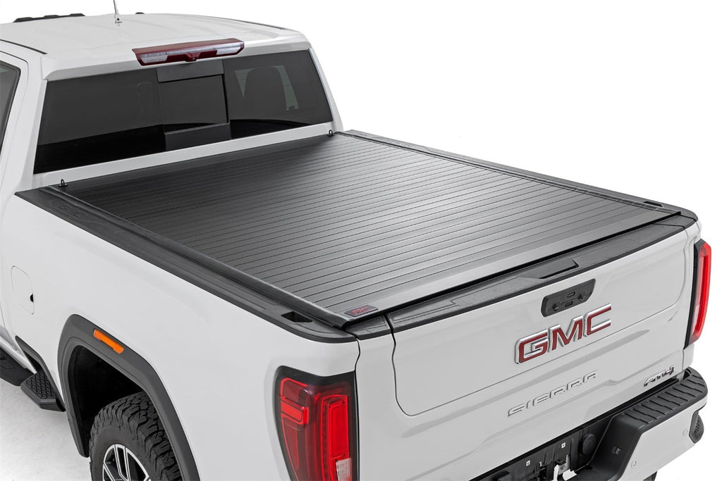 Rough Country 50120651 Hard Roll Up Bed Cover for Select Chevrolet Silverado HD, Chevrolet Silverado HD, GMC Sierra HD, GMC Sierra HD