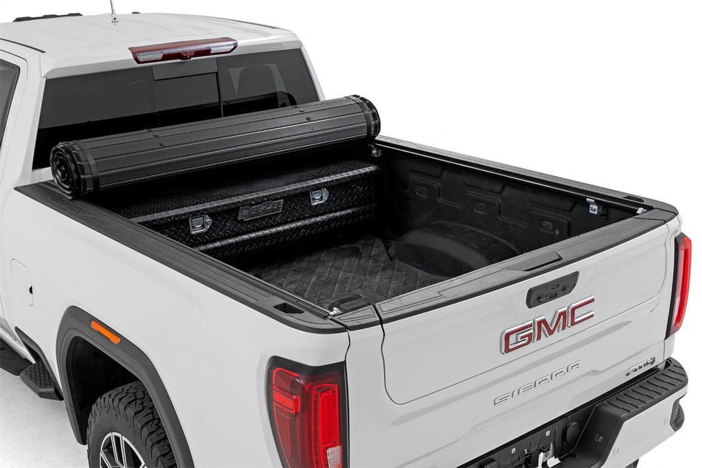 Rough Country 50120651 Hard Roll Up Bed Cover for Select Chevrolet Silverado HD, Chevrolet Silverado HD, GMC Sierra HD, GMC Sierra HD