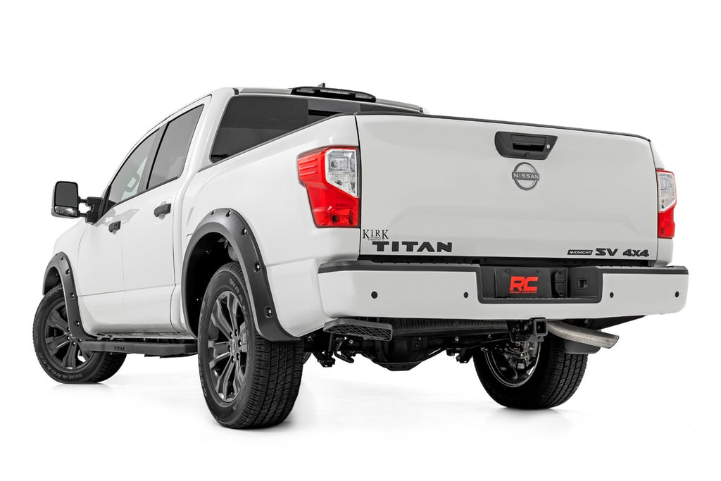 Rough Country F-N101705A-KH3 Pocket Fender Flares for Select Nissan TITAN
