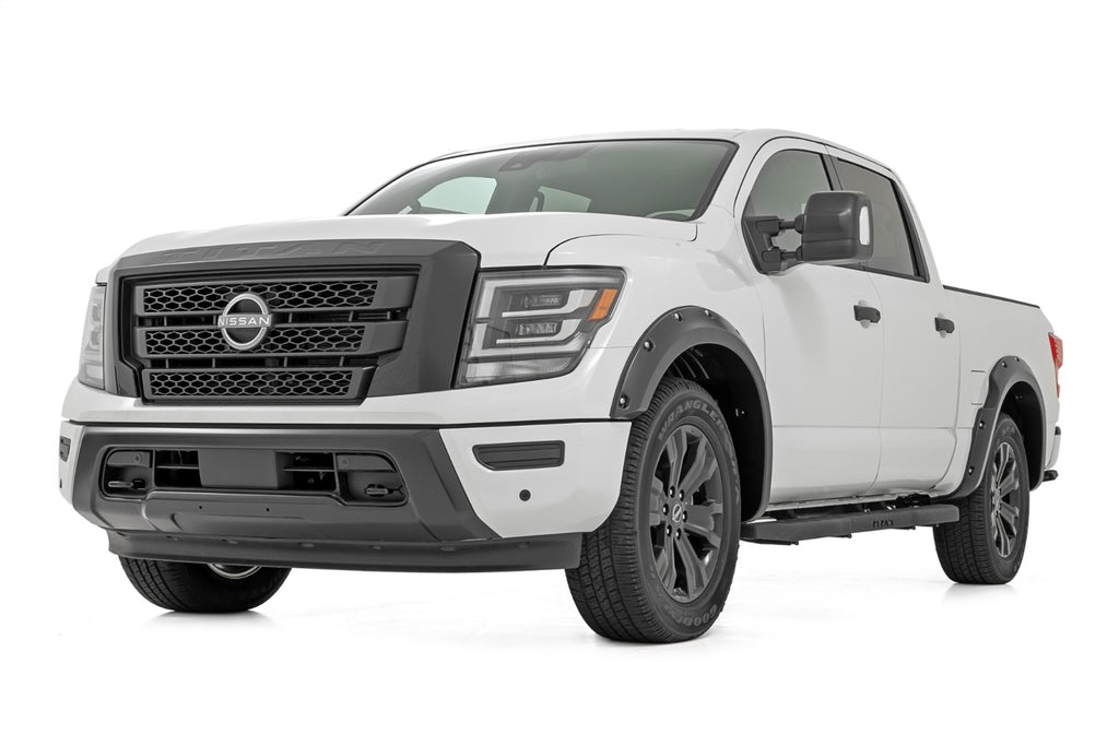 Rough Country F-N101705A-QAK Pocket Fender Flares for Select Nissan TITAN