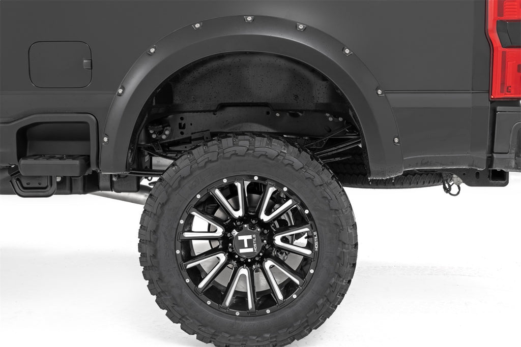 Rough Country F-F20231 Pocket Fender Flares for Select Ford F-250 Super Duty, Ford F-350 Super Duty
