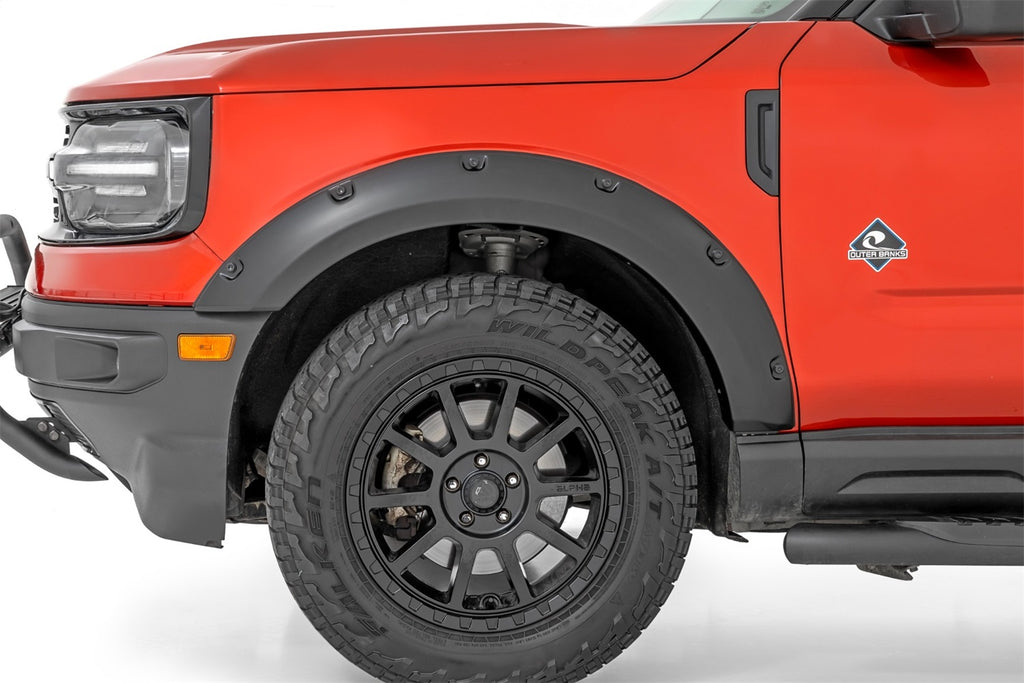 Rough Country F-F11612A-M7 Pocket Fender Flares for Select Ford Bronco Sport
