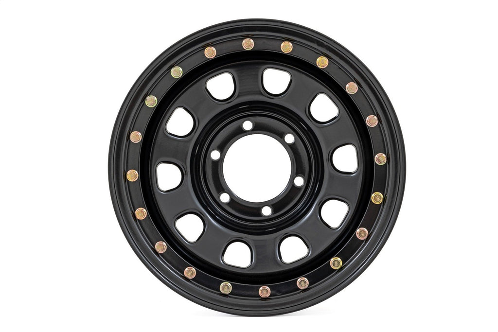 Rough Country RC51-5165SL Steel Wheel for Select Dodge W100, Dodge W100 Pickup, Dodge W100 Series, Ford Bronco II, Ford Explorer, Ford Ranger, Jeep Cherokee, Jeep Comanche, Jeep Grand Cherokee, Jeep TJ, Jeep Wrangler, Polaris Ranger Crew XD NorthStar