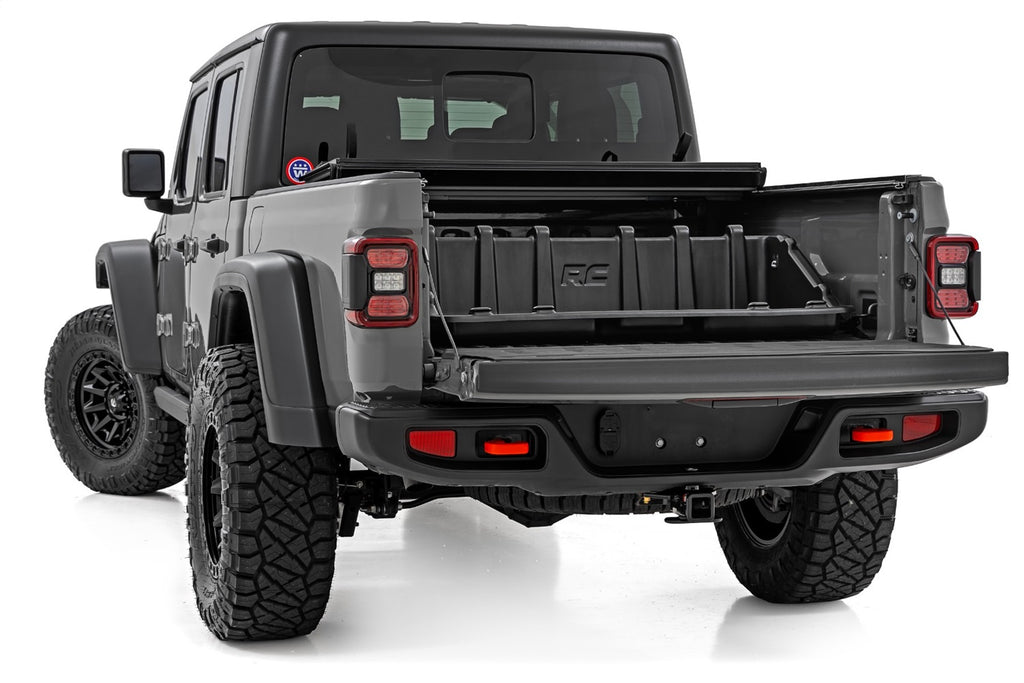 Rough Country 10206 Truck Bed Cargo Storage Box for Select Ford Maverick, Jeep Gladiator