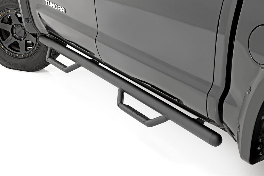 Rough Country RCT0786CCB Nerf Steps for Select Toyota Tundra
