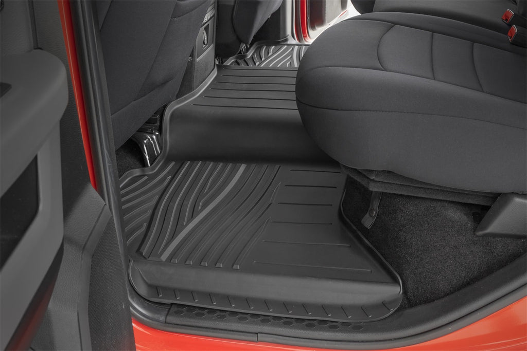 Rough Country FF-31213 Flex-Fit Floor Mats for Select Ram 1500, Ram Classic