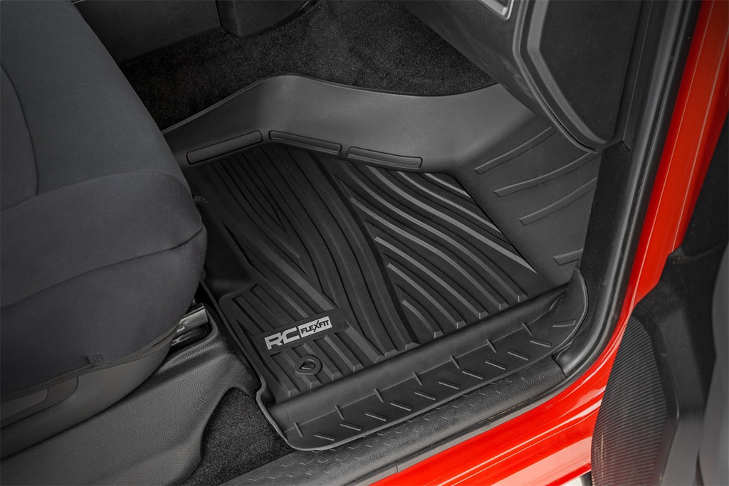 Rough Country FF-31213 Flex-Fit Floor Mats for Select Ram 1500, Ram Classic
