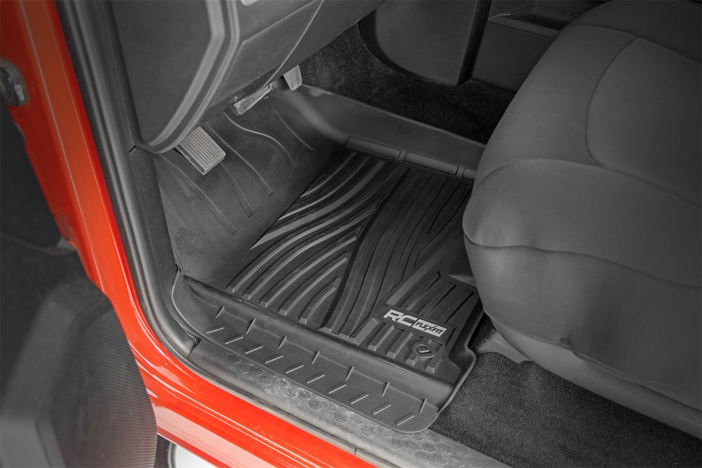 Rough Country FF-3121 Flex-Fit Floor Mats for Select Ram 1500, Ram Classic