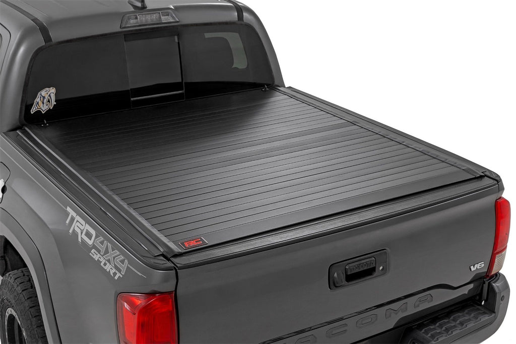 Rough Country 50420500 Hard Roll Up Bed Cover for Select Toyota Tacoma