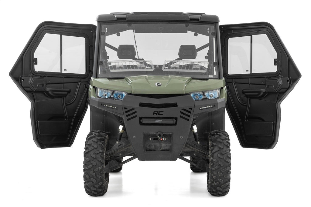 Rough Country 97100 UTV Side Doors for Select Can-Am Defender DPS HD10, Can-Am Defender HD10, Can-Am Defender HD10 6X6 DPS, Can-Am Defender HD10 6X6 Limited, Can-Am Defender HD10 6X6 XT, Can-Am Defender HD10 Limited, Can-Am Defender HD10 Mossy Oak