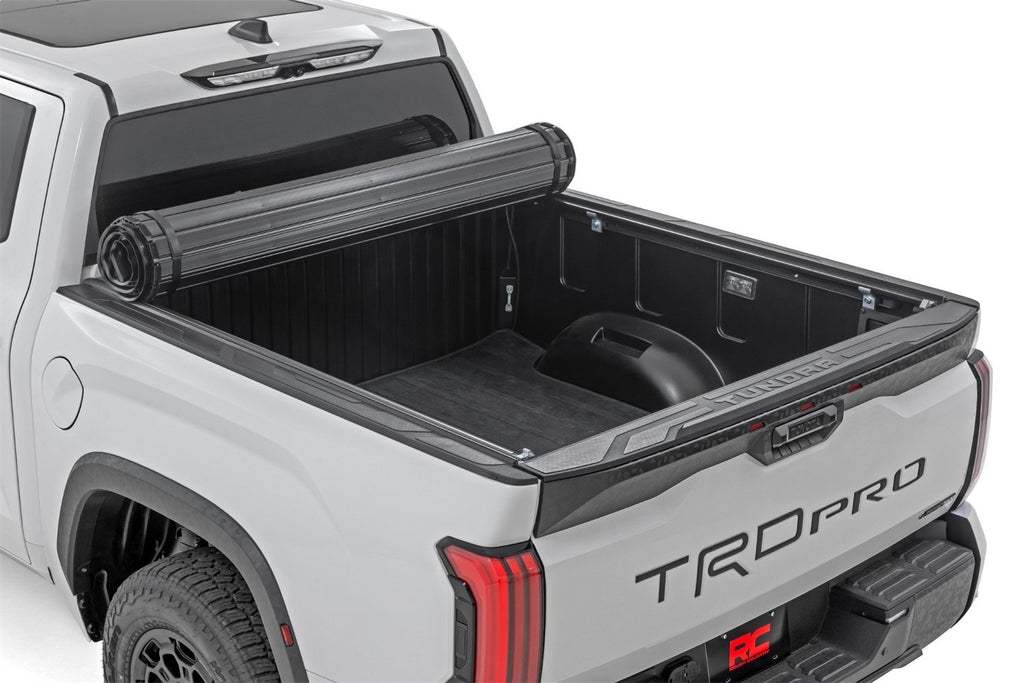 Rough Country 50514551 Hard Roll Up Bed Cover for Select Toyota Tundra