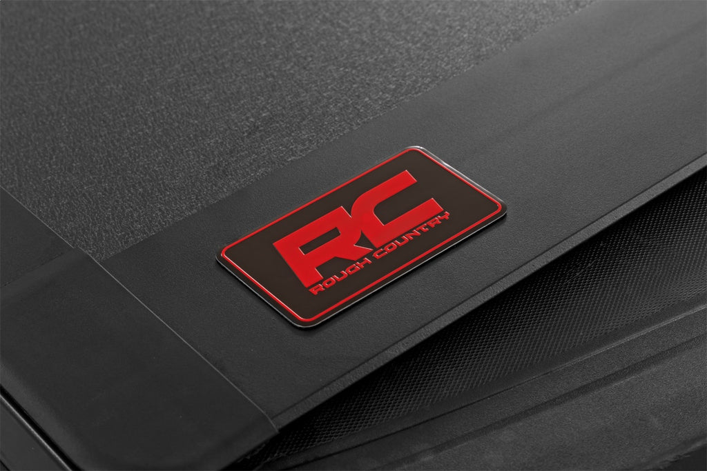 Rough Country 49120600 Hard Tri-Fold Tonneau Bed Cover for Select Chevrolet Colorado, GMC Canyon