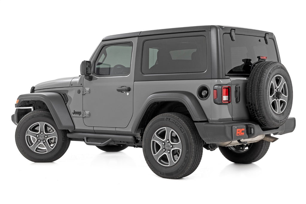 Rough Country RCJ1846B Nerf Steps for Select Jeep Wrangler