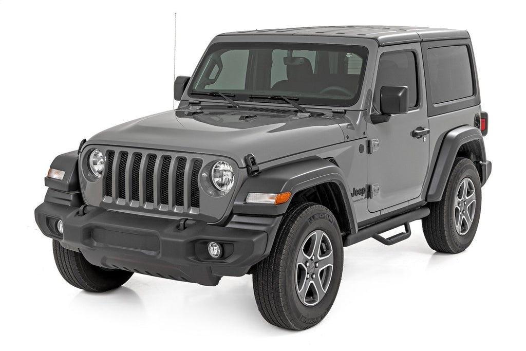 Rough Country RCJ1846B Nerf Steps for Select Jeep Wrangler