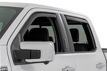Load image into Gallery viewer, Rough Country 831524 Side Window Deflectors for Select Ford F-150, Ford F-150 Lightning, Ford F-250 Super Duty, Ford F-350 Super Duty