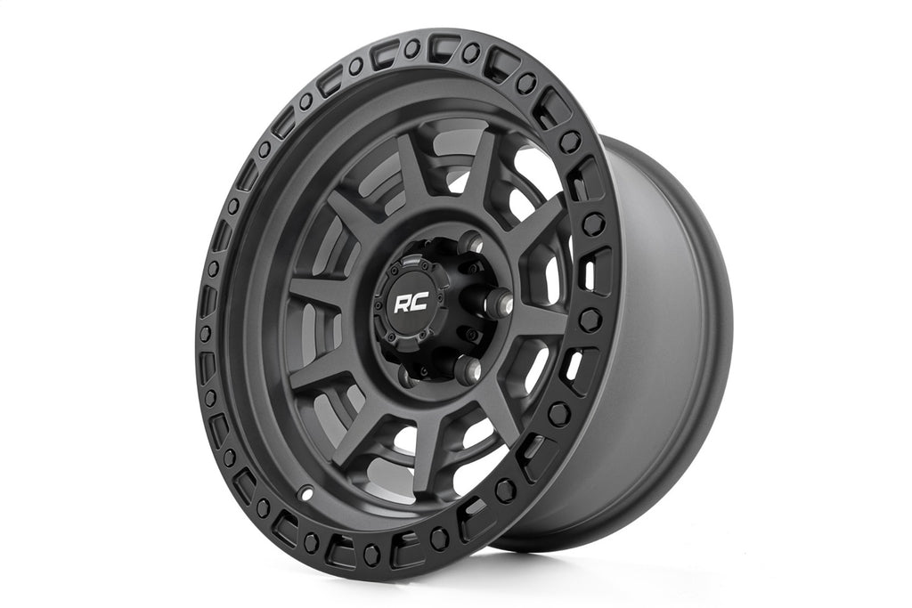 Rough Country 85170913A Series 85 Wheel for Select Dodge Ram 1500, Ford Ranger, Honda CR-V, Jeep Cherokee, Jeep TJ, Jeep Wrangler, Mazda B3000, Mazda B4000, Nissan Rogue, Subaru Forester, Subaru Outback
