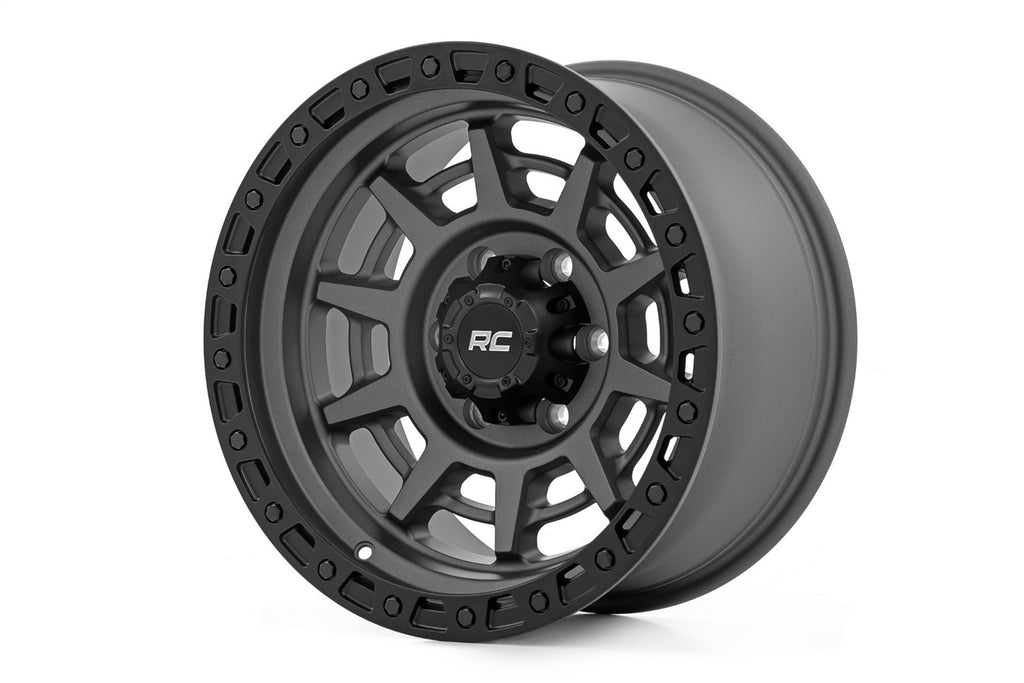 Rough Country 85170913A Series 85 Wheel for Select Dodge Ram 1500, Ford Ranger, Honda CR-V, Jeep Cherokee, Jeep TJ, Jeep Wrangler, Mazda B3000, Mazda B4000, Nissan Rogue, Subaru Forester, Subaru Outback