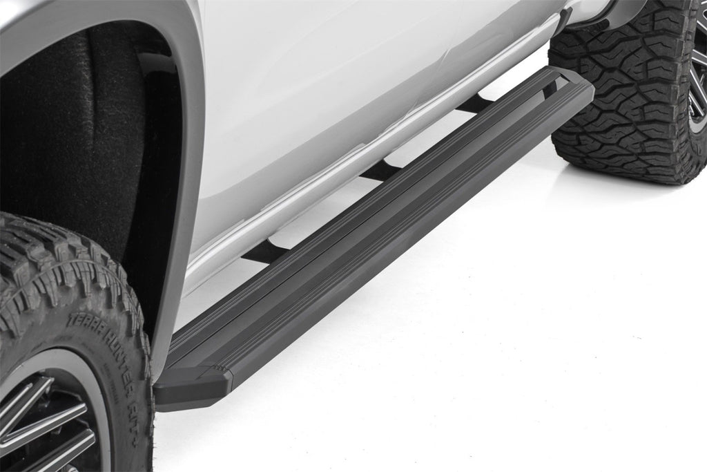 Rough Country 55007 Running Boards for Select Chevrolet Silverado 1500, Chevrolet Silverado LTD, Chevrolet Silverado HD, Chevrolet Silverado HD, GMC Sierra 1500, GMC Sierra Limited, GMC Sierra HD, GMC Sierra HD