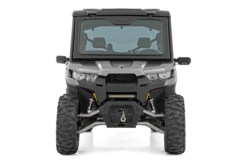 Rough Country 98418213 Windshield for Select Can-Am Defender DPS HD10, Can-Am Defender DPS HD5, Can-Am Defender DPS HD7, Can-Am Defender DPS HD8, Can-Am Defender DPS HD8 CAB, Can-Am Defender DPS HD9, Can-Am Defender DPS HD9 CAB, Can-Am Defender HD10,