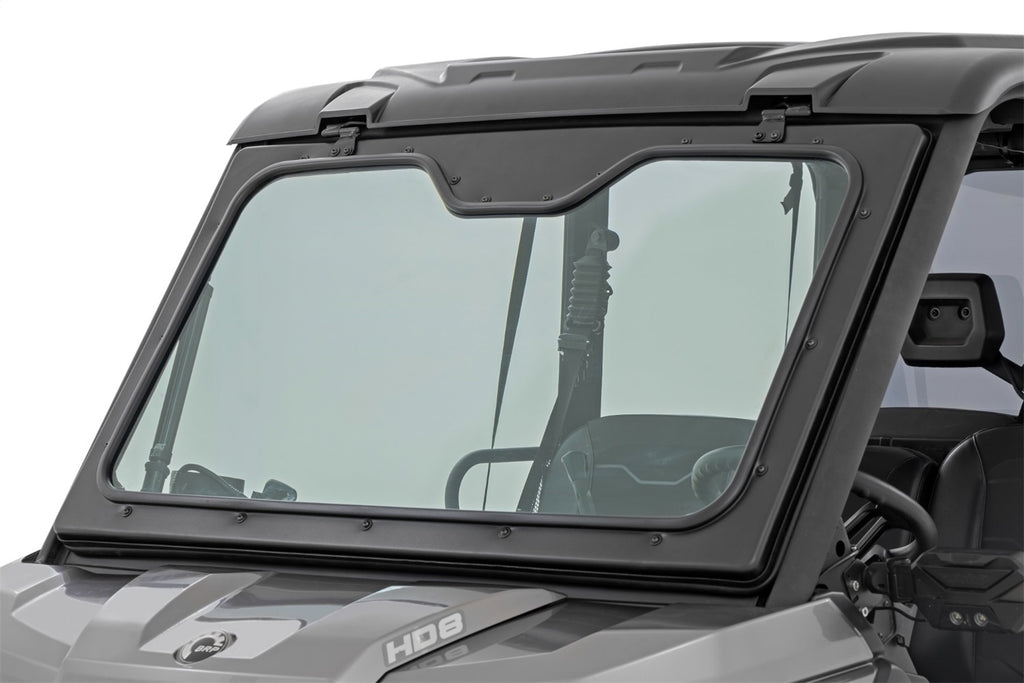 Rough Country 98418213 Windshield for Select Can-Am Defender DPS HD10, Can-Am Defender DPS HD5, Can-Am Defender DPS HD7, Can-Am Defender DPS HD8, Can-Am Defender DPS HD8 CAB, Can-Am Defender DPS HD9, Can-Am Defender DPS HD9 CAB, Can-Am Defender HD10,