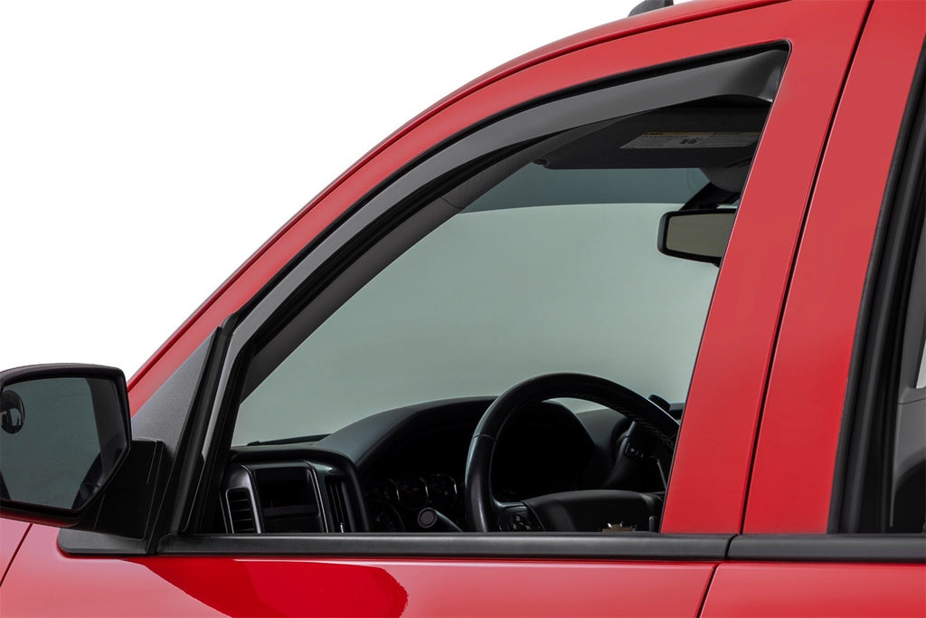 Rough Country 811419 Side Window Deflectors for Select Chevrolet Silverado 1500, Chevrolet Silverado HD, Chevrolet Silverado HD, GMC Sierra 1500, GMC Sierra HD, GMC Sierra HD