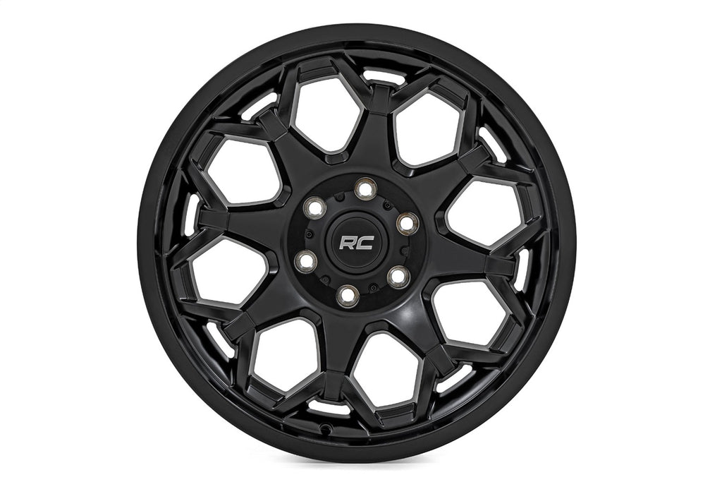 Rough Country 80202412A Series 80 Wheel for Select Cadillac Escalade, Chevrolet Avalanche, Chevrolet Avalanche 1500, Chevrolet Blazer, Chevrolet C10 Pickup, Chevrolet Colorado, Chevrolet K10, Chevrolet K10 Pickup, Chevrolet K10 Suburban, Chevrolet K1500,