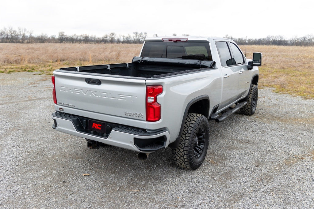 Rough Country 42120690 Soft Roll-Up Bed Cover for Select Chevrolet Silverado HD, Chevrolet Silverado HD, GMC Sierra HD, GMC Sierra HD