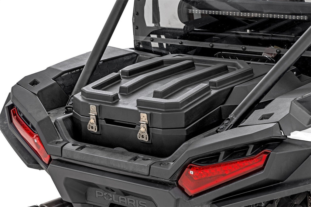 Rough Country 93194 Cargo Box for Select Polaris RZR XP Premium, Polaris RZR XP Sport, Polaris RZR XP Ultimate, Polaris RZR XP 4 Premium, Polaris RZR XP 4 Sport, Polaris RZR XP 4 Ultimate