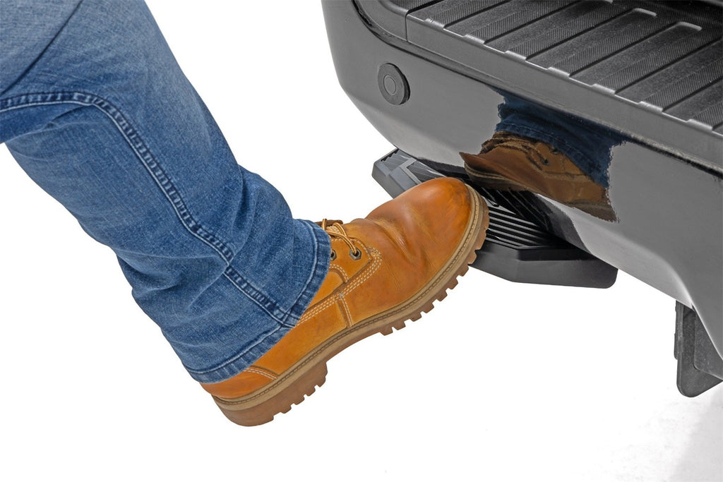 Rough Country PW049815 Retractable Bed Step for Select Ford F-250 Super Duty, Ford F-350 Super Duty