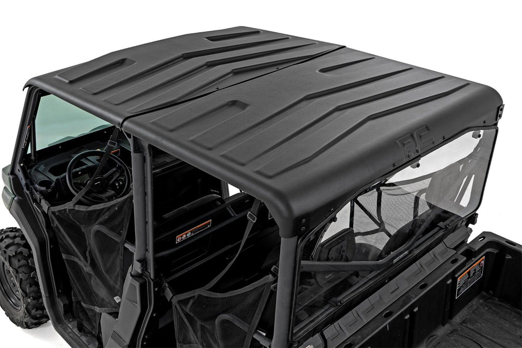 Rough Country 97102 UTV Roof for Select Can-Am Defender MAX HD10 DPS, Can-Am Defender MAX HD10 Limited, Can-Am Defender MAX HD10 Lone Star, Can-Am Defender MAX HD10 Lone Star CAB, Can-Am Defender MAX HD10 X mr, Can-Am Defender MAX HD10 X mr with Doors,