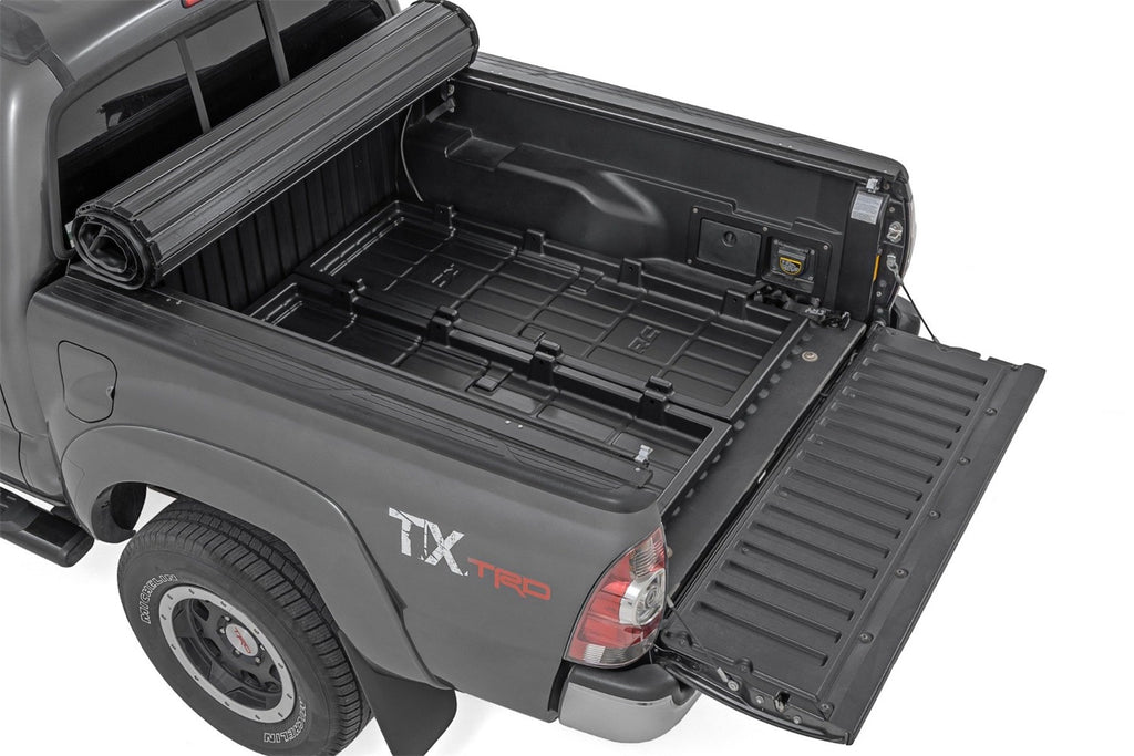 Rough Country 10210 Truck Bed Cargo Storage Tray for Select Chevrolet Colorado, Ford Ranger, GMC Canyon, Nissan Frontier, Toyota Tacoma