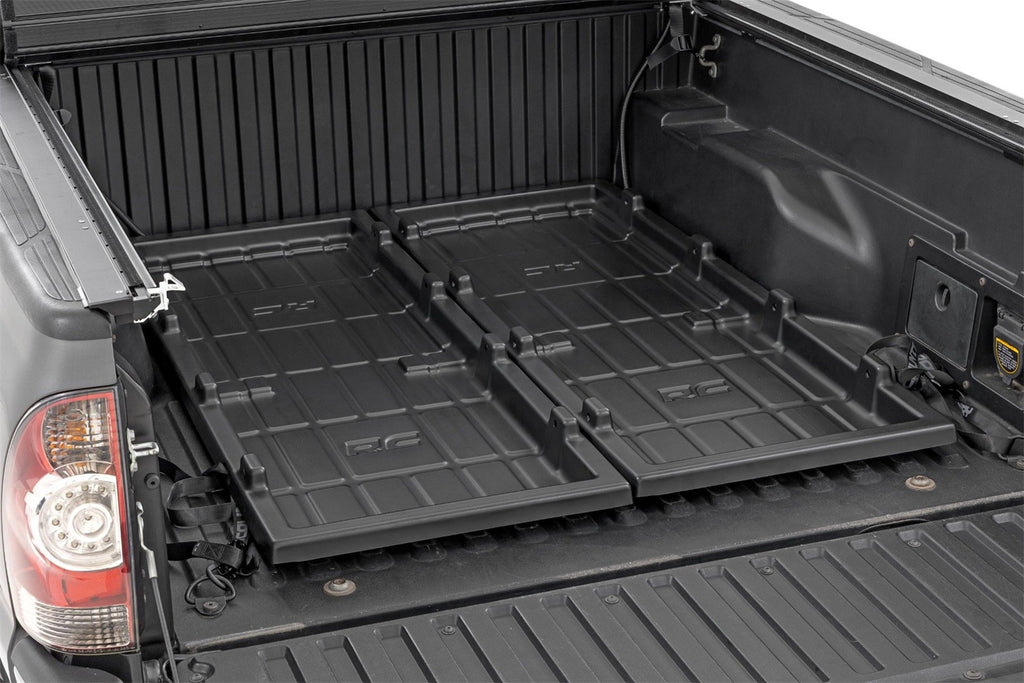 Rough Country 10210 Truck Bed Cargo Storage Tray for Select Chevrolet Colorado, Ford Ranger, GMC Canyon, Nissan Frontier, Toyota Tacoma
