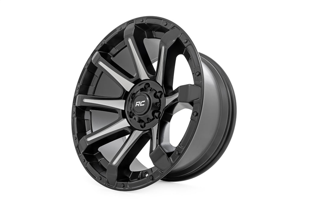 Rough Country 81201812M Series 81 Wheel for Select Cadillac Escalade, Chevrolet Avalanche, Chevrolet Avalanche 1500, Chevrolet Blazer, Chevrolet C10 Pickup, Chevrolet Colorado, Chevrolet K10, Chevrolet K10 Pickup, Chevrolet K10 Suburban, Chevrolet K1500,