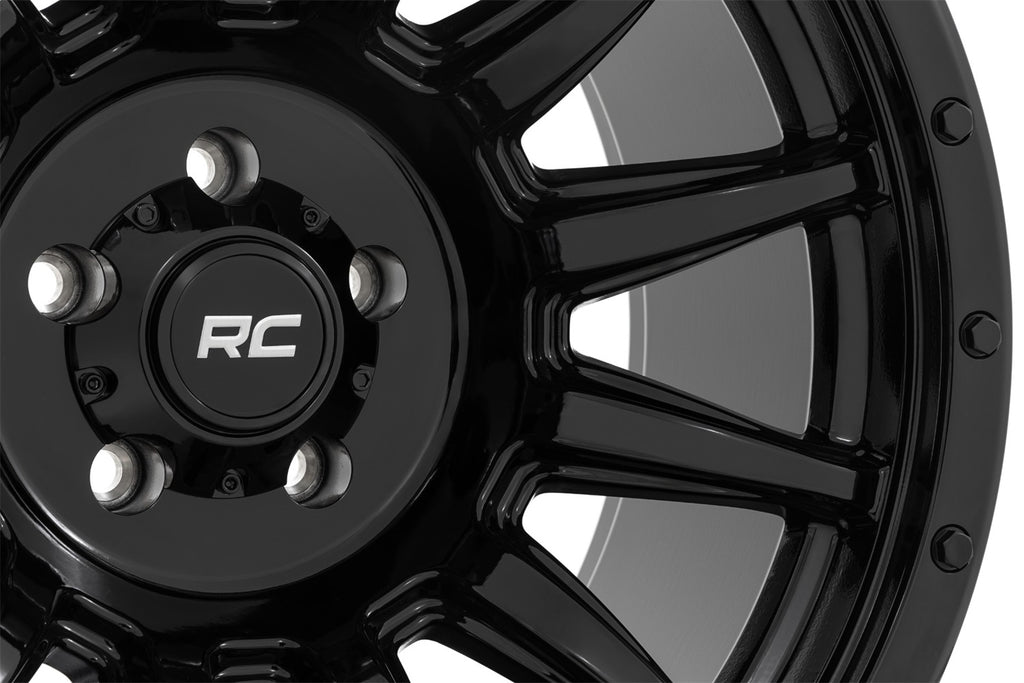 Rough Country 90201212B Series 90 Wheel for Select Cadillac Escalade, Chevrolet Avalanche, Chevrolet Avalanche 1500, Chevrolet Blazer, Chevrolet C10 Pickup, Chevrolet Colorado, Chevrolet K10, Chevrolet K10 Pickup, Chevrolet K10 Suburban, Chevrolet K1500,