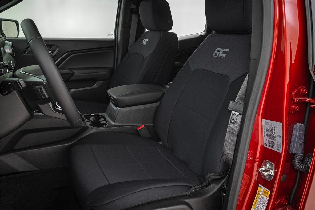 Rough Country 91069 Seat Cover Set for Select Chevrolet Colorado, GMC Canyon