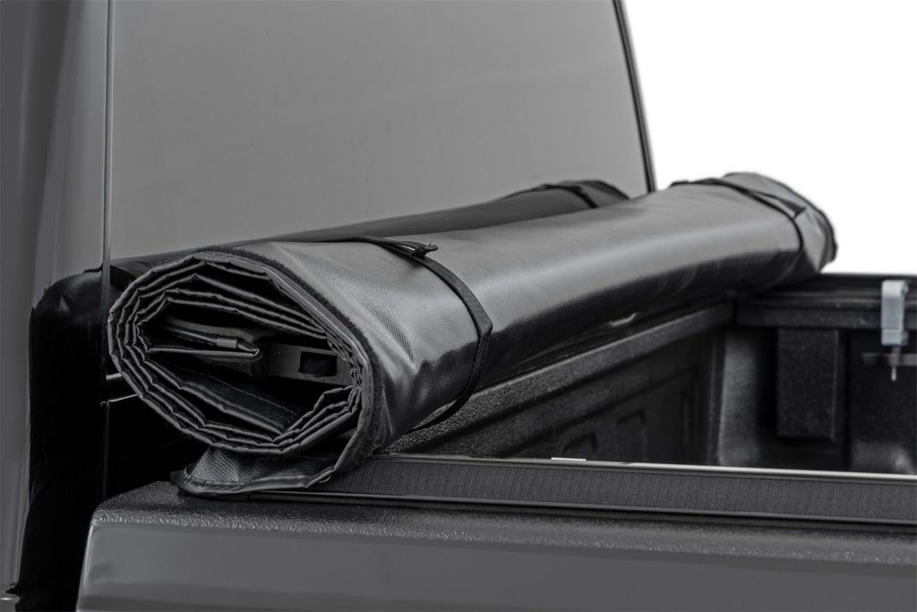 Rough Country 42288650 Soft Roll-Up Bed Cover for Select Chevrolet C1500, Chevrolet K1500, Chevrolet Silverado 1500, Chevrolet Silverado Classic, GMC C1500, GMC K1500, GMC Sierra 1500, GMC Sierra Classic