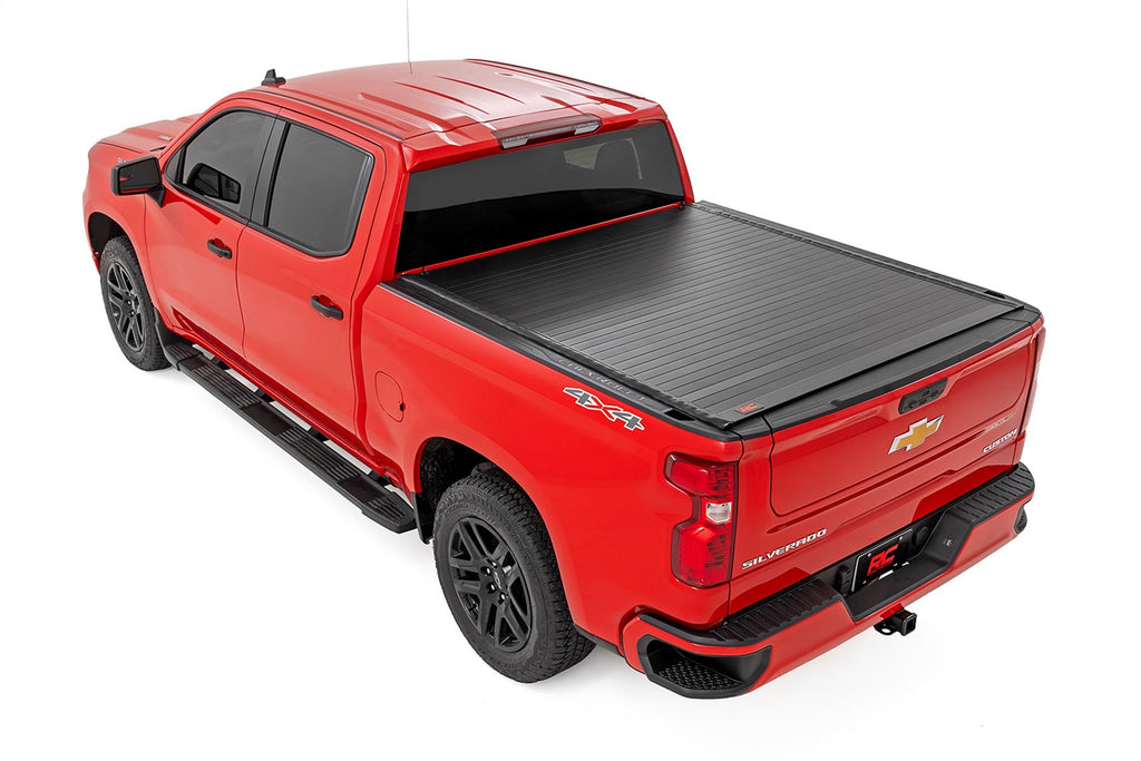 Rough Country 50120580 Hard Roll Up Bed Cover for Select Chevrolet Silverado 1500, Chevrolet Silverado LTD, GMC Sierra 1500, GMC Sierra Limited