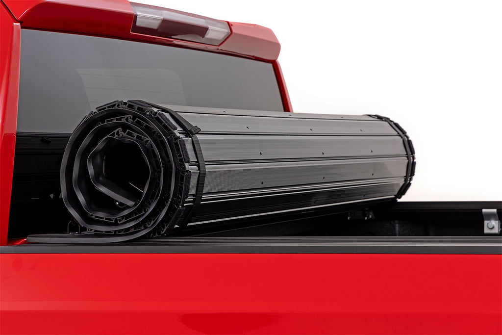 Rough Country 50120580 Hard Roll Up Bed Cover for Select Chevrolet Silverado 1500, Chevrolet Silverado LTD, GMC Sierra 1500, GMC Sierra Limited