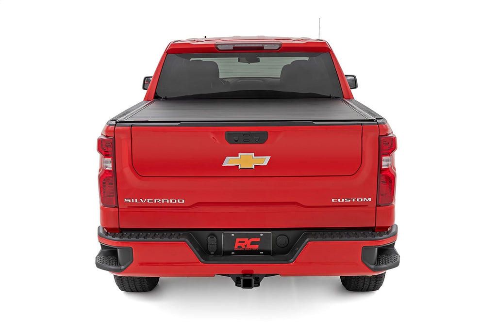 Rough Country 50120580 Hard Roll Up Bed Cover for Select Chevrolet Silverado 1500, Chevrolet Silverado LTD, GMC Sierra 1500, GMC Sierra Limited