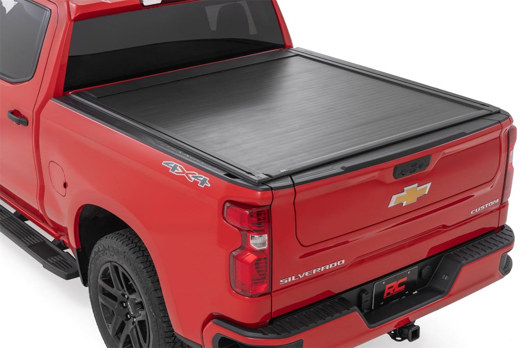 Rough Country 51120580 Retractable Bed Cover for Select Chevrolet Silverado 1500, Chevrolet Silverado LTD, GMC Sierra 1500, GMC Sierra Limited