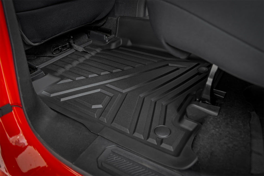 Rough Country FF-51602 Flex-Fit Floor Mats for Select Ford Bronco