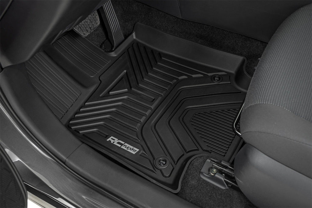 Rough Country FF-71602 Flex-Fit Floor Mats for Select Toyota RAV4