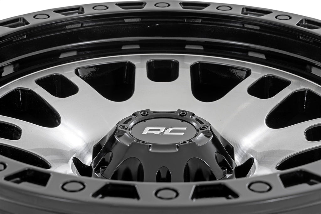 Rough Country 82151813M Series 82 Wheel for Select Dodge W100, Dodge W100 Pickup, Dodge W100 Series, Ford Bronco II, Ford Explorer, Ford Ranger, Jeep Cherokee, Jeep Comanche, Jeep Grand Cherokee, Jeep TJ, Jeep Wagoneer, Jeep Wrangler, Polaris RZR Pro R 4