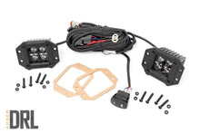 Load image into Gallery viewer, Rough Country 70803BLKDRLA Black Series Cree LED Fog Light Kit