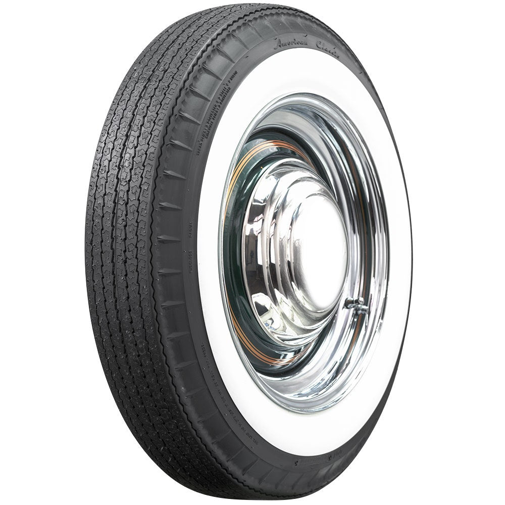 Coker 700308 560R15 AMERICAN CLASSIC 2" WW for Select Alfa Romeo Duetto 1600, Alfa Romeo Giulia, Austin A40, Austin Cambridge, Hillman Husky, Hillman Minx, Lancia Appia, MG MGA, MG TD, MG TF, Morgan 4/4 Series II, Morgan Plus Four, Morris Oxford, Opel
